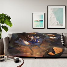 Load image into Gallery viewer, Anime Princess Mononoke Sherpa Blanket