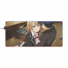 Load image into Gallery viewer, My Teen Romantic Comedy SNAFU Hachiman Hikigaya RGB LED Mouse Pad (Desk Mat)