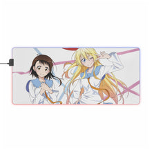 Load image into Gallery viewer, Nisekoi Chitoge Kirisaki, Kosaki Onodera RGB LED Mouse Pad (Desk Mat)