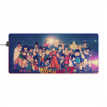 Load image into Gallery viewer, Dragon Ball Z Sayajins! RGB LED Mouse Pad (Desk Mat)