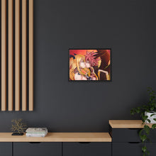 Load image into Gallery viewer, Fairy Tail Natsu Dragneel, Lucy Heartfilia Canvas Framed Art Print