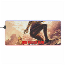 Load image into Gallery viewer, Saitama and Genos RGB LED Mouse Pad (Desk Mat)