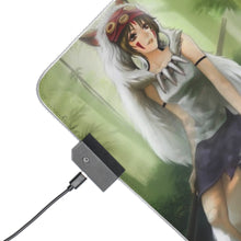Load image into Gallery viewer, Princess Mononoke RGB LED Mouse Pad (Desk Mat)