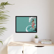 Load image into Gallery viewer, Minimalist Chihiro, Haku, and No-face Canvas Framed Art Print