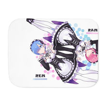 Load image into Gallery viewer, Rem & Ram (Si Kembar) Sherpa Blanket