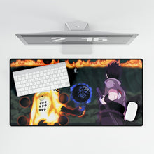 Load image into Gallery viewer, Naruto Uzumaki / Sasuke Uchiha Mouse Pad (Desk Mat)