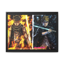 Load image into Gallery viewer, Kawaki and Boruto Canvas Framed Art Print