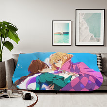 Load image into Gallery viewer, Anime Howl's Moving Castle Sherpa Blanket