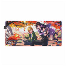 Load image into Gallery viewer, Noragami Yato, Yukine, Hiyori Iki, Noragami RGB LED Mouse Pad (Desk Mat)