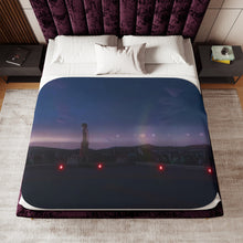 Load image into Gallery viewer, Yor at Night Sherpa Blanket