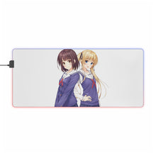 Load image into Gallery viewer, Saekano: How To Raise A Boring Girlfriend RGB LED Mouse Pad (Desk Mat)