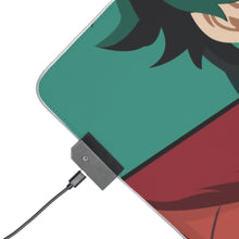 Load image into Gallery viewer, DEKU KACCHAN TODOROKI minimalist RGB LED Mouse Pad (Desk Mat)