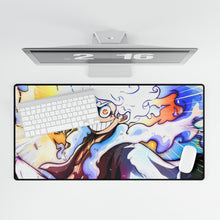 Load image into Gallery viewer, Luffy-Joy Boy, Sun God Nika Mouse Pad (Desk Mat)