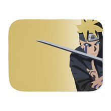Load image into Gallery viewer, Boruto Sherpa Blanket