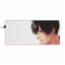 Load image into Gallery viewer, Durarara!! Izaya Orihara RGB LED Mouse Pad (Desk Mat)