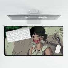 Load image into Gallery viewer, Anime Princess Mononoker Mouse Pad (Desk Mat)