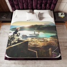 Load image into Gallery viewer, Anime Violet Evergarden Sherpa Blanket