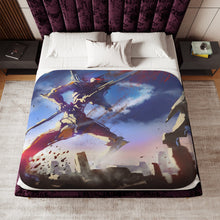 Load image into Gallery viewer, Anime Neon Genesis Evangelion Sherpa Blanket