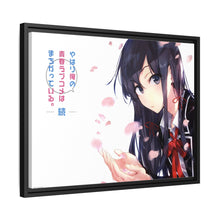 Load image into Gallery viewer, My Teen Romantic Comedy SNAFU Yukino Yukinoshita Canvas Framed Art Print