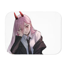 Load image into Gallery viewer, Anime Chainsaw Man Sherpa Blanket