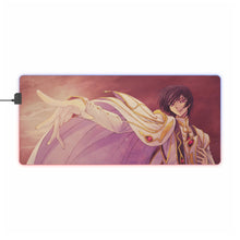 Load image into Gallery viewer, Code Geass Lelouch Lamperouge RGB LED Mouse Pad (Desk Mat)