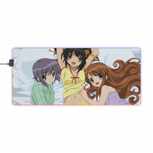 Load image into Gallery viewer, The Melancholy Of Haruhi Suzumiya RGB LED Mouse Pad (Desk Mat)