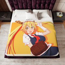 Load image into Gallery viewer, Anime Miss Kobayashi's Dragon Maid Sherpa Blanket