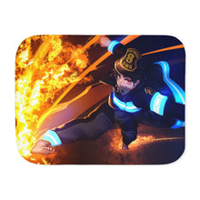 Load image into Gallery viewer, Anime Fire Force Sherpa Blanket