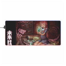 Load image into Gallery viewer, Mirai Nikki Yuno Gasai RGB LED Mouse Pad (Desk Mat)