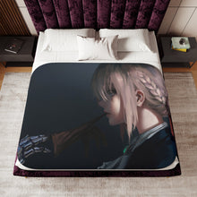Load image into Gallery viewer, Violet Evergarden Violet Evergarden, Violet Evergarden Sherpa Blanket