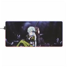 Load image into Gallery viewer, Kirito and Sinon RGB LED Mouse Pad (Desk Mat)