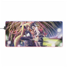 Load image into Gallery viewer, Magical Girl Lyrical Nanoha RGB LED Mouse Pad (Desk Mat)