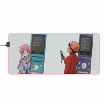 Load image into Gallery viewer, Mirai Nikki Yuno Gasai, Yukiteru Amano RGB LED Mouse Pad (Desk Mat)