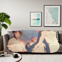 Load image into Gallery viewer, The Promised Neverland Ray, Norman, Emma Sherpa Blanket
