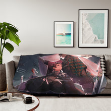 Load image into Gallery viewer, Anime Demon Slayer: Kimetsu no Yaiba Sherpa Blanket