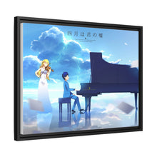Load image into Gallery viewer, Kaori and Arima Canvas Framed Art Print