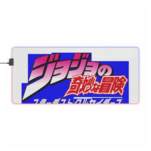 Load image into Gallery viewer, Jojo's Bizarre Adventure RGB LED Mouse Pad (Desk Mat)