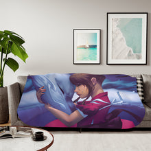 Load image into Gallery viewer, Anime Spirited Away Sherpa Blanket
