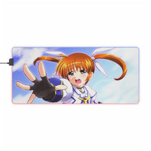 Load image into Gallery viewer, Magical Girl Lyrical Nanoha RGB LED Mouse Pad (Desk Mat)