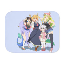 Load image into Gallery viewer, Miss Kobayashi's Dragon Maid Kanna Kamui, Elma, Kobayashi San Chi No Maid Dragon, Quetzalcoatl, Tohru Sherpa Blanket