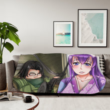 Load image into Gallery viewer, Highschool Of The Dead Sherpa Blanket