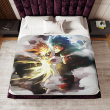 Load image into Gallery viewer, My Hero Academia Izuku Midoriya, Katsuki Bakugou Sherpa Blanket