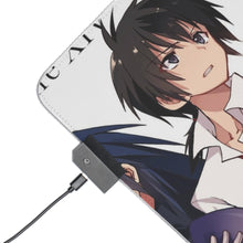 Load image into Gallery viewer, Rokudenashi Majutsu Koushi To Akashic Records Glenn Radars, Rumia Tingel, Albert Frazer RGB LED Mouse Pad (Desk Mat)