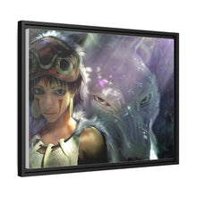 Load image into Gallery viewer, Girl and Her Protector Canvas Framed Art Print