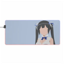 Load image into Gallery viewer, Is It Wrong to Try to Pick Up Girls in a Dungeon? Hestia RGB LED Mouse Pad (Desk Mat)