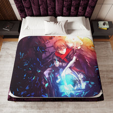Load image into Gallery viewer, Anime Guilty Crown Sherpa Blanket