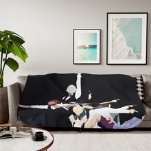 Load image into Gallery viewer, Death Parade Minimalist V1 Sherpa Blanket