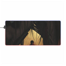 Load image into Gallery viewer, Shingeki no Kyojin - Eren and the Female Titan RGB LED Mouse Pad (Desk Mat)