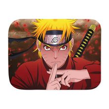 Load image into Gallery viewer, naruto uzumaki sage moad Sherpa Blanket