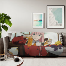 Load image into Gallery viewer, Zero Two's Honeyed Ham Sherpa Blanket